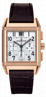 Jaeger LeCoultre Reverso Squadra Chronograph Pink Gold Watch 7012620