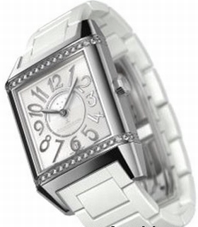 Jaeger LeCoultre Reverso Duetto Steel set with Diamonds Watch 7058720