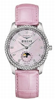 Longines Pink Diamond Dial Ladies Watch L2.503.0.97.3