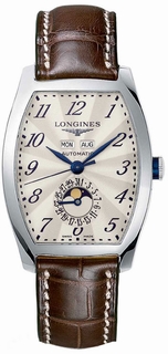 Longines Silver Guilloche Dial Mens Watch L2.671.4.78.9