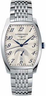 Longines Silver Guilloche Dial Watch L2.672.4.73.6