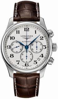 Longines Silver Guilloche Dial Mens Watch L2.693.4.78.5