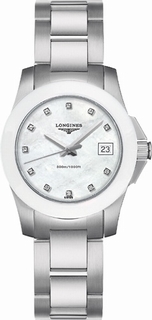 Longines Conquest Steel Watch L3.257.4.87.6