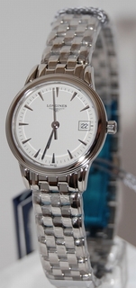 Longines White Dial Ladies Watch L4.216.4.12.6