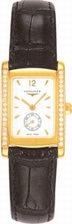 Longines White Baton Dial Ladies Watch L5.155.7.16.2