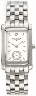 Longines White Baton Dial Watch L5.502.4.16.6