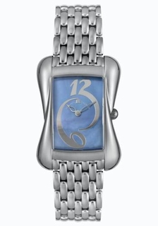 Maurice Lacroix Blue mother of pearl dial with 6 and 12 hour markers Dial Watch DV5012-SS002-360