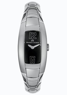 Maurice Lacroix Black dial with silver hands and white hour markers Dial Ladies Watch IN3012-SS002-320