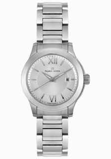 Maurice Lacroix Silver textured dial with silver hands and roman numerals Dial Ladies Watch MI1063-SS002-110