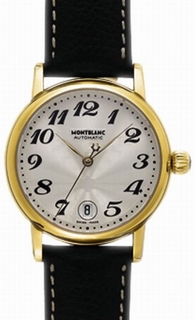 Mont Blanc Gold-Tone Stainless Steel Watch 09635