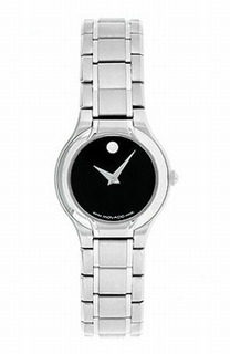 Movado Black Dial Watch 0604685