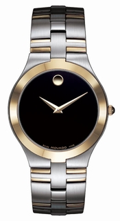 Movado Black Dial Mens Watch 0605030