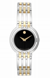 Movado Black Dial Watch 0605090