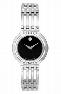 Movado Black Dial Watch 0605098