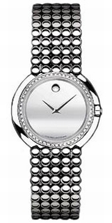 Movado Mirror Dial Ladies Watch 0605376