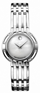 Movado White Mother-of-pearl Dial Ladies Watch 0605390