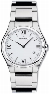 Movado White Dial Watch 0605693