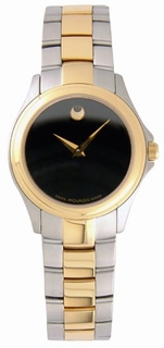 Movado Black Dial Watch 0605759