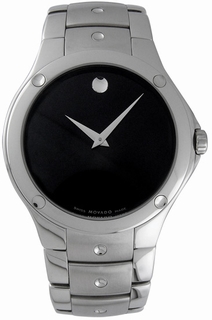 Movado Black Dial Mens Watch 605788