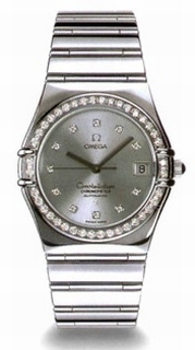 Omega Constellation Gents White Gold set with Diamonds Watch 1105.36.00