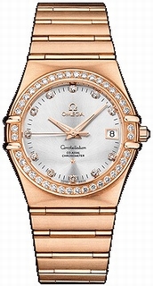 Omega 111.55.36.20.52.001 Rose Gold set with Diamonds Watch