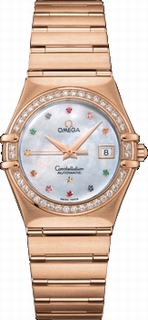 Omega 1160.79.00 Rose Gold set with Diamonds Watch