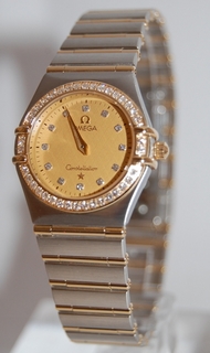 Omega Steel & Gold set with Diamonds Watch 1277.15.00