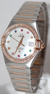 Omega Constellation Iris Steel & Rose Gold set with Diamonds Watch 1394.79.00