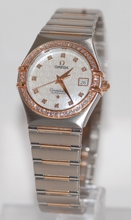 Omega Steel & Rose Gold set with Diamonds Watch 1398.75.00