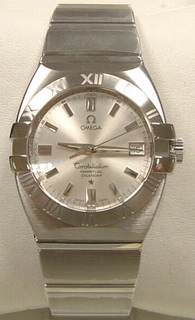 Omega Silver Baton Dial Mens Watch 1511.30.00