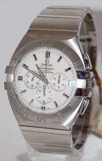 Omega White Baton Dial Mens Watch 1514.20.00