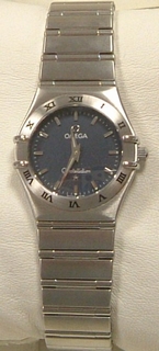 Omega Grey Baton Dial Ladies Watch 1572.40.00