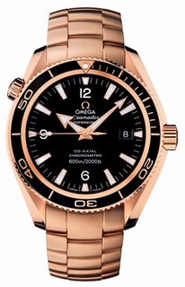 Omega Black Quarter Arabic Dial Watch 222.60.42.20.01.001