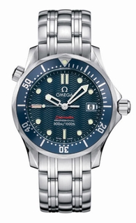 Omega Blue with wave pattern Dial Mens Watch 2222.80.00