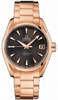 Omega Aqua Terra 150m Mid-Size Rose Gold Watch 231.50.39.21.06.001