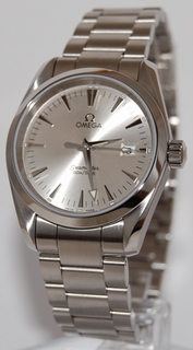 Omega Silver Baton Dial Mens Watch 2518.30.00