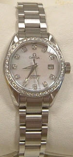 Omega 2565.75.00 Steel set with Diamonds Watch