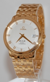 Omega De Ville Prestige Gold Watch 4174.31.00