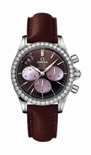 Omega Brown Dial Ladies Watch 4877.60.37