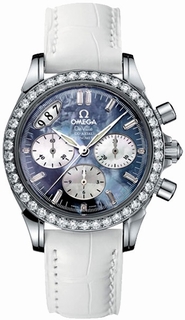 Omega 4877.72.36 Ladies Automatic Co-Axial Chronograph Watch