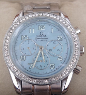 Omega Blue mother of pearl Dial Watch 8056