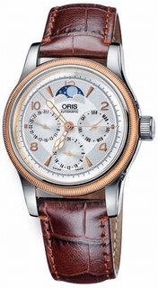 Oris Silver Dial Watch 581-7566-4361LS