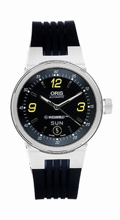 Oris Black Carbon Fiber Dial Mens Watch 635-7560-4142RS