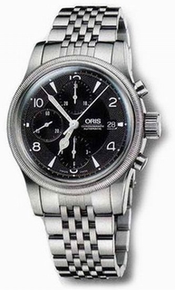 Oris Black Dial Watch 674-7567-4064MB