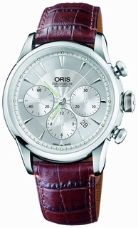 Oris Silver Dial Mens Watch 676 7603 40 51 LS