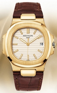 Patek Philippe Beige Dial Mens Watch 5711J