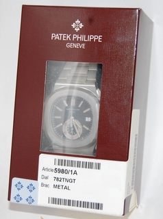 Patek Philippe Blue Baton Dial Watch 5980/1A