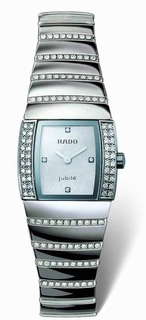 Rado White Mother of Pearl Diamond Dial Watch 153.0578.3.190