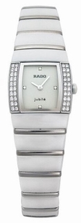 Rado White Ceramic set with Diamonds Watch 153.0633.3.270