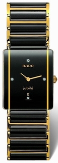 Rado Black Ceramic & Gold Watch 160.0282.3.071